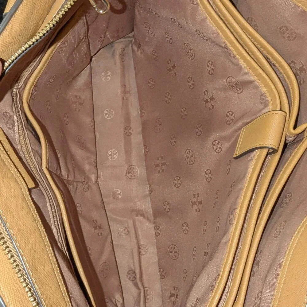 Tory Burch Emerson Saffiano Leather Tote – Tan/Camel REHAB SPECIAL! - Picture 15 of 16